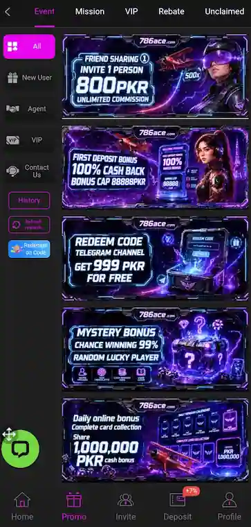 Daily Rewards and Bonus page SS