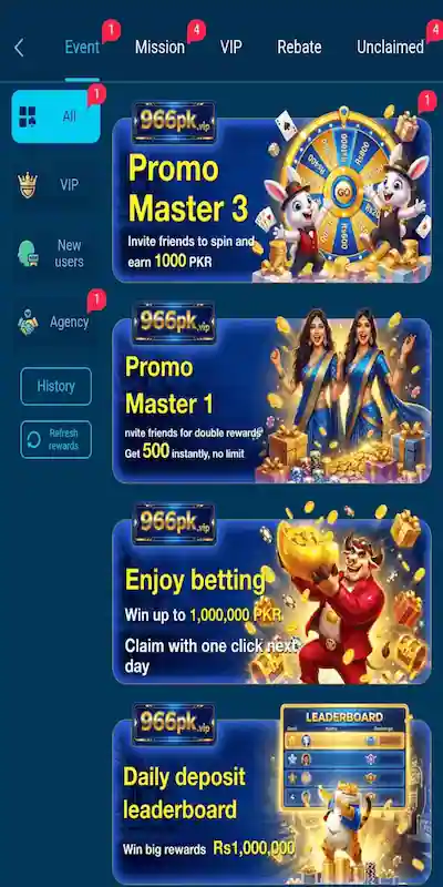 Bonuses and Promotions Mobile Page SS