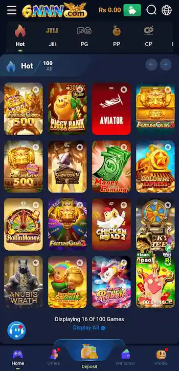 6NNN Game APK overview screen on Android phone