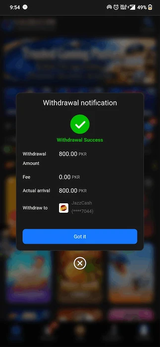withdrawal proof ss