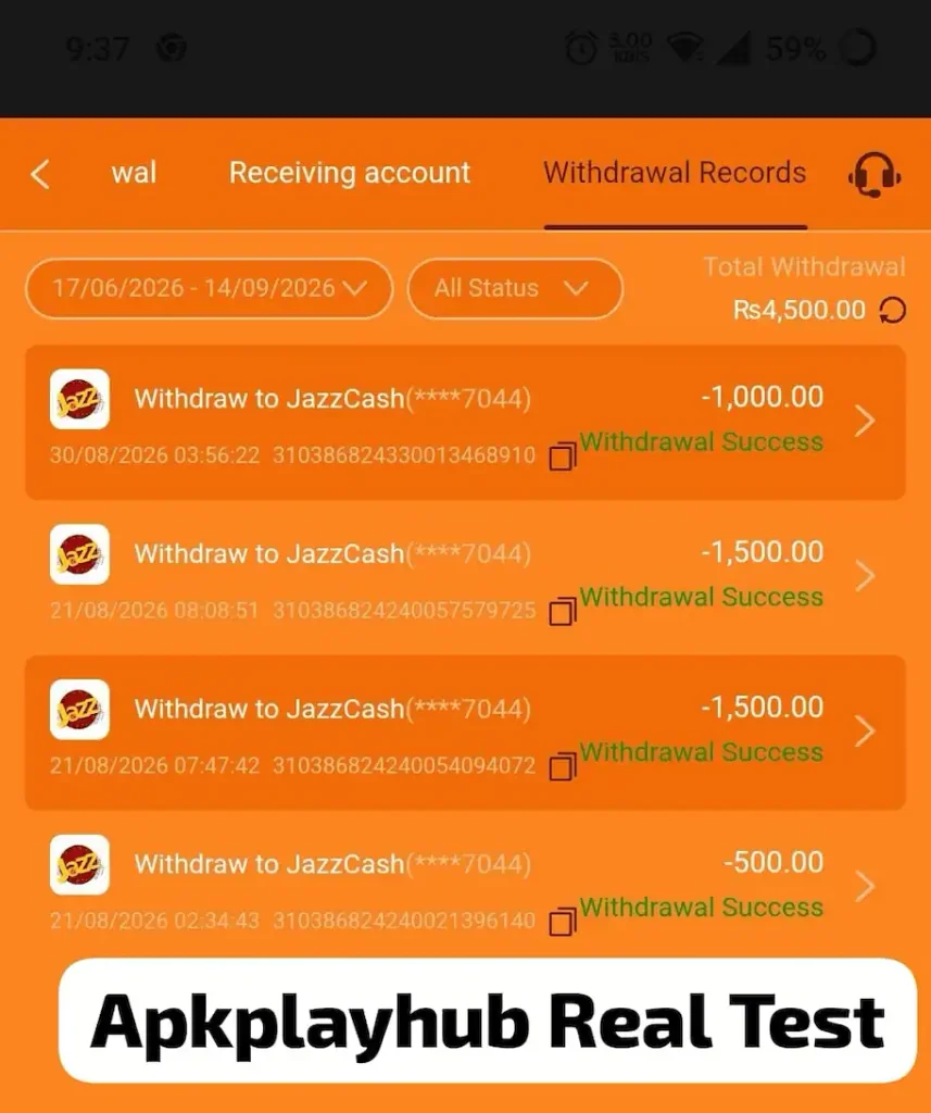 IC777 Withdrawal Real Test proof SS