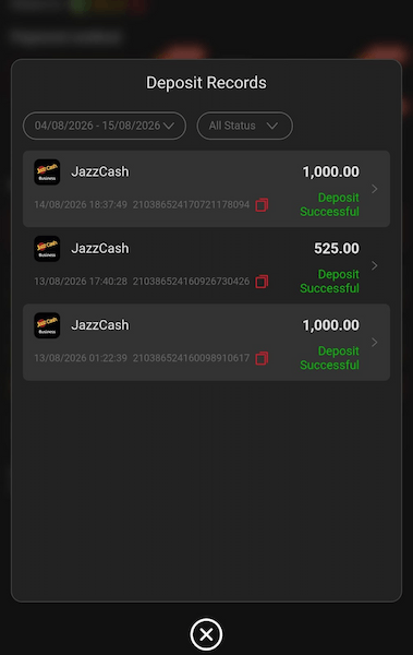 AC777 DEPOSIT proof SS