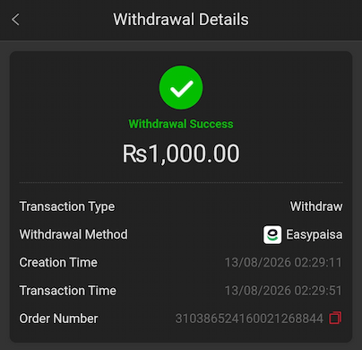 Our team withdrawal proof mobile SS