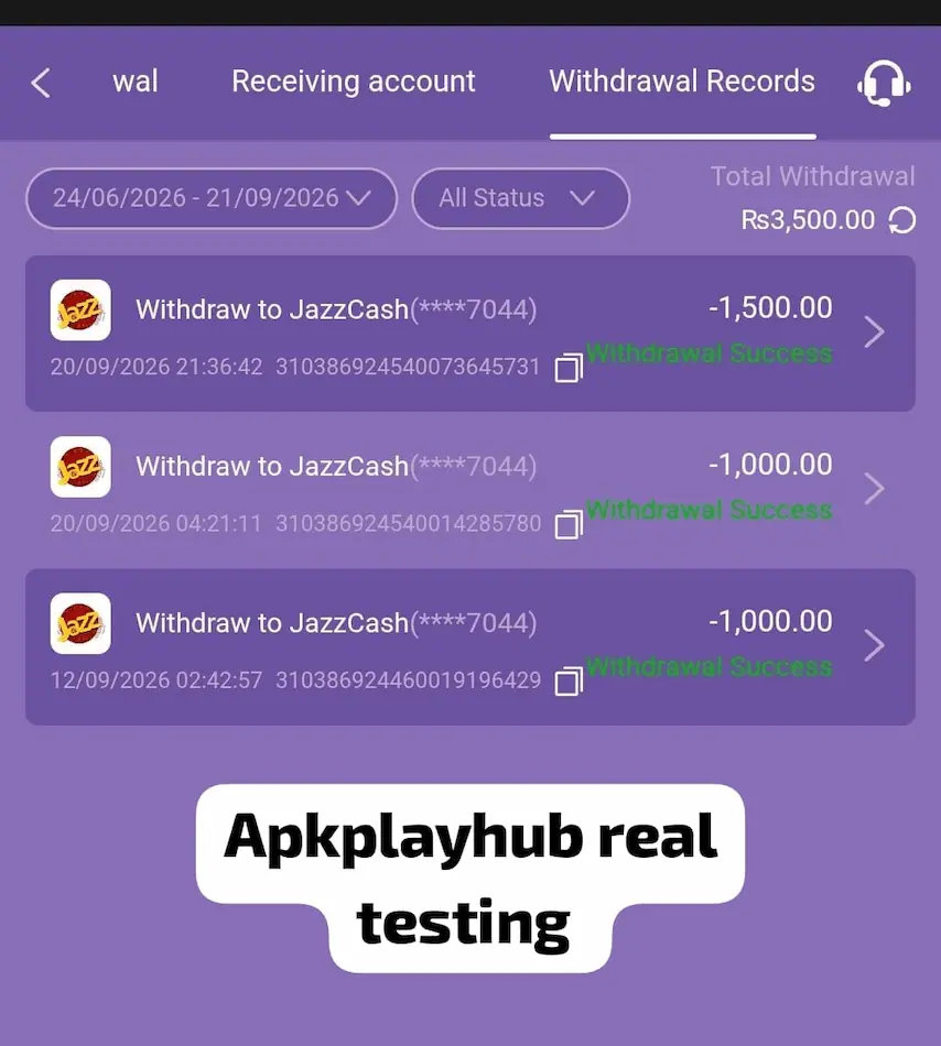 WU777 Game real withdrawal proof